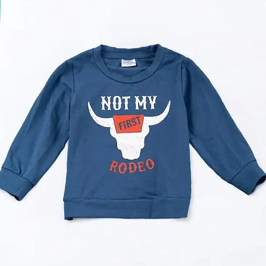 Not My First Rodeo" Graphic Sweatshirt Sweatshirt
