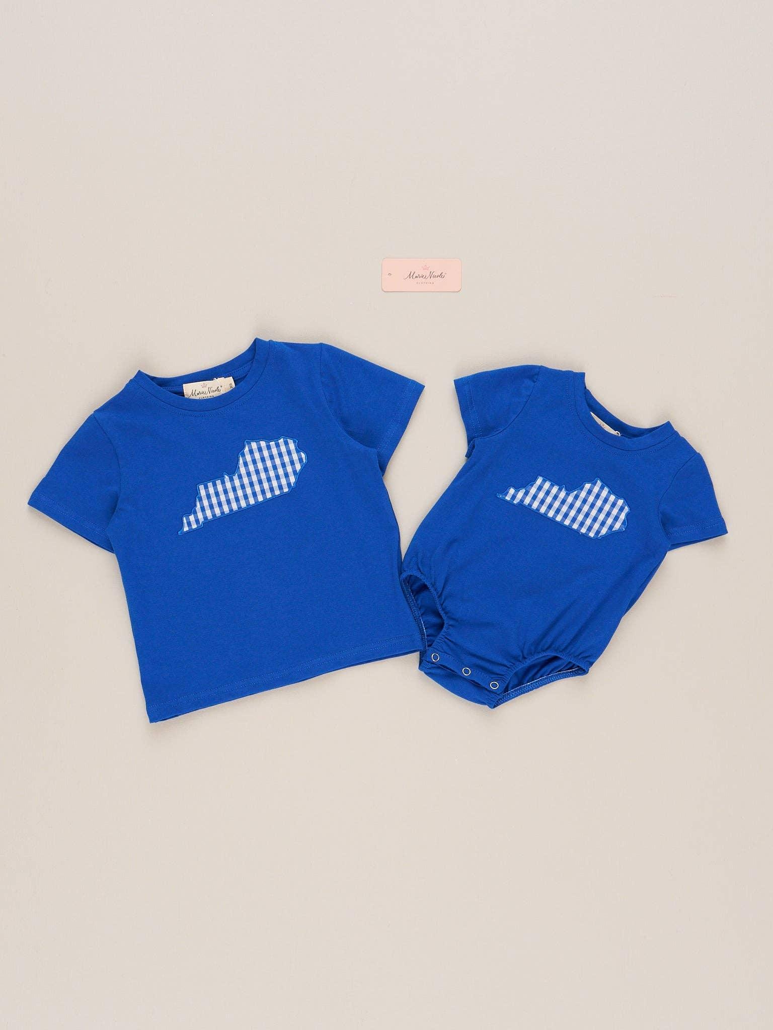 Kentucky Embroidered Gingham Bubble