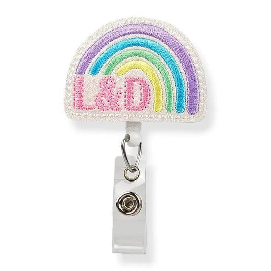 Rainbow L&D Badge Pal badge reel