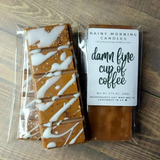 Damn Fine Cup of Coffee Snap Bar Wax Melts candles