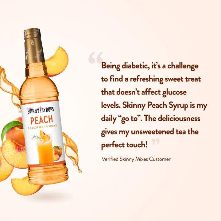 Sugar Free Peach Syrup drinks