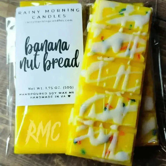 Banana Nut Bread Snap Bar Wax Melts candles
