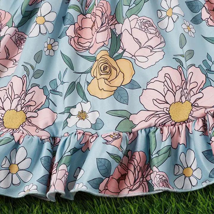 Mama's Girl" Floral Ruffle Dress dress