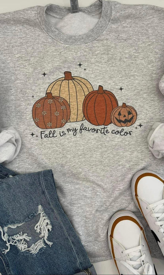 Fall Favorite Color Sweatshirt sweatshirt