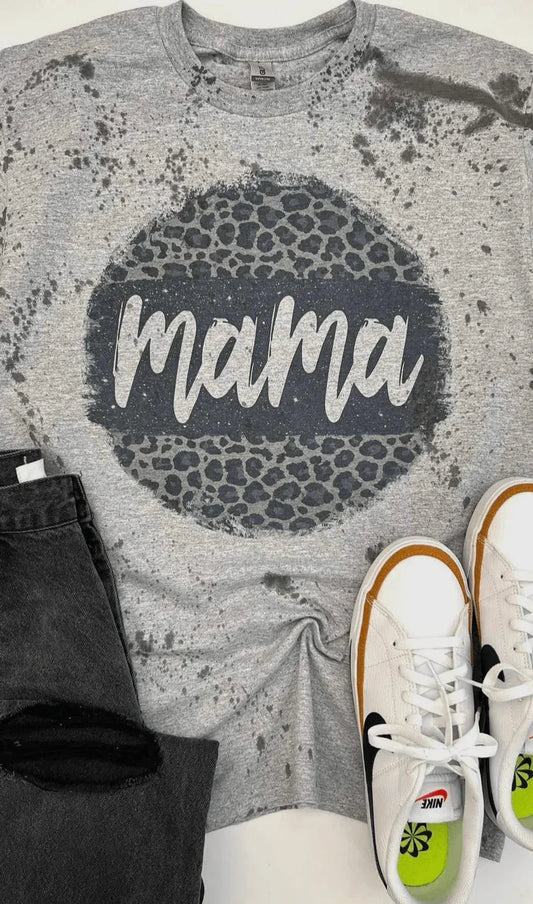 Mama Leopard Circle Tee