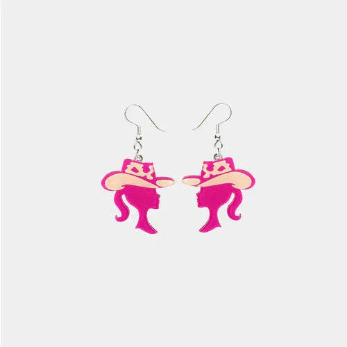 Geometric Shape Acrylic Dangle Earrings Earrings