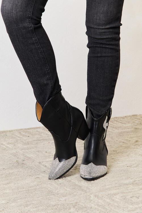 East Lion Corp Rhinestone Pointed Boots boots
