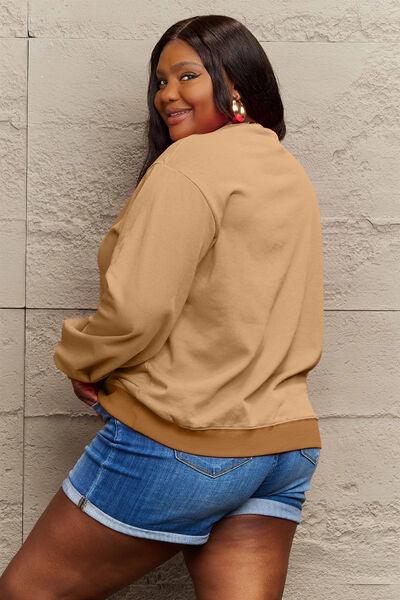 Simply Love Full Size IN MY LOVER ERA Round Neck Sweatshirt Sweatshirt