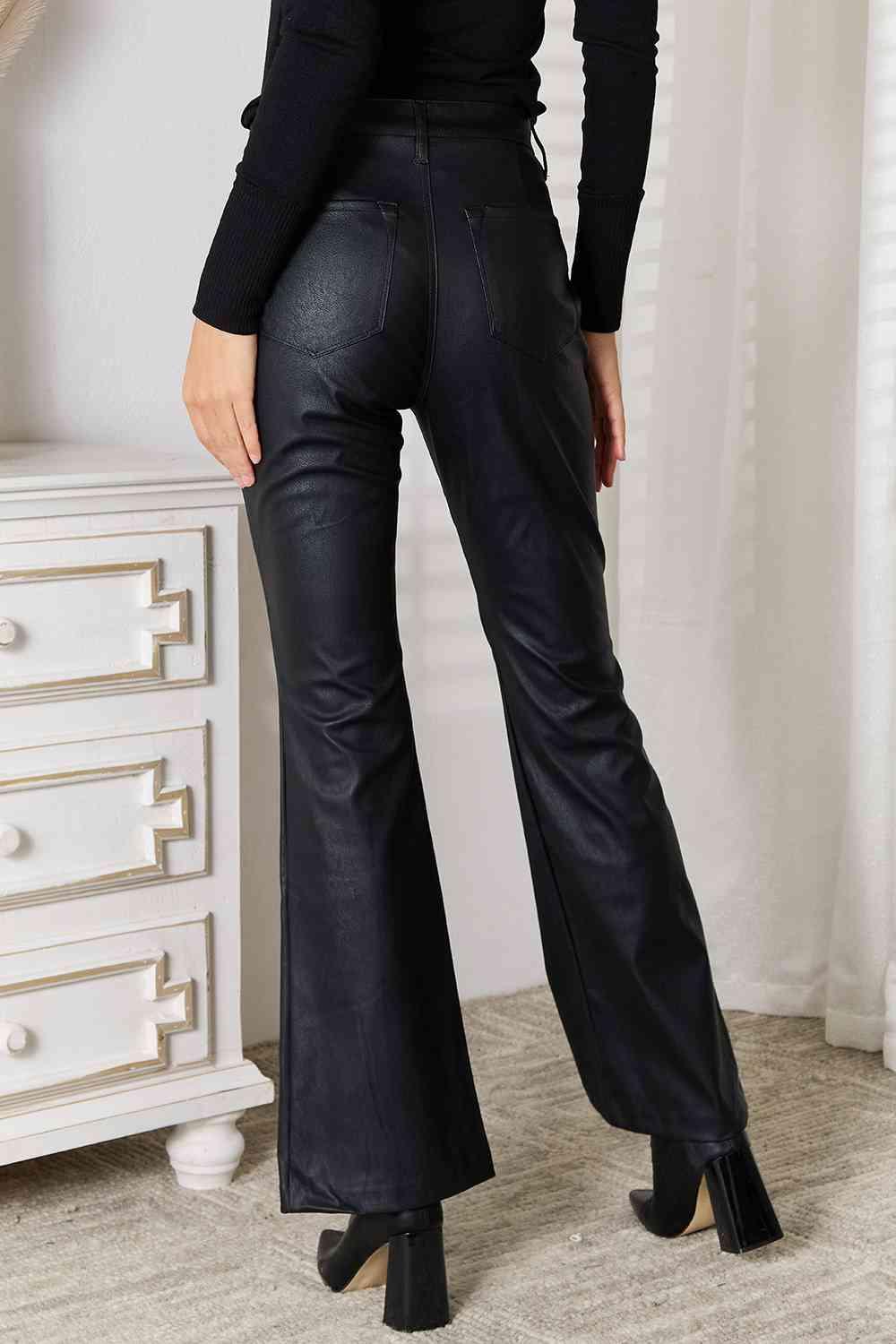 Kancan Slit Flare Leg Pants pants