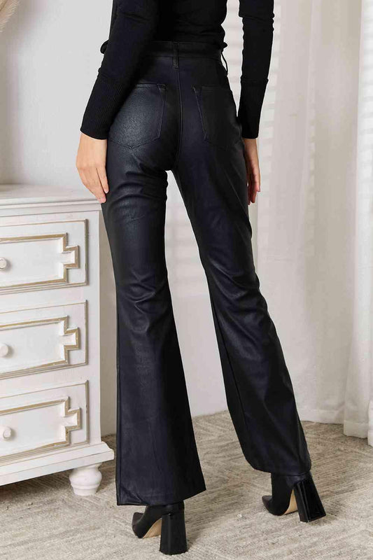Kancan Slit Flare Leg Pants pants