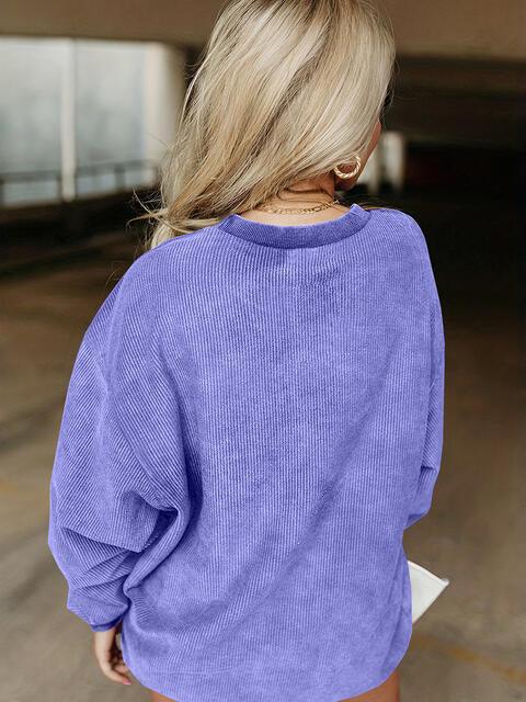 Full Size HOWDY Graphic Round Neck Sweatshirt Sweatshirt