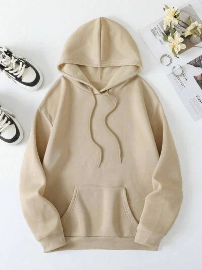 FAITH OVER FEAR Dropped Shoulder Hoodie Sweatshirt