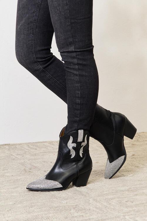 East Lion Corp Rhinestone Pointed Boots boots