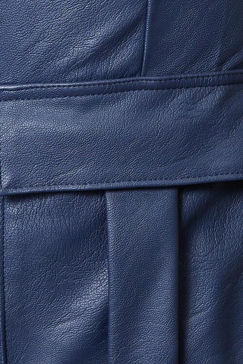 Kancan High Waist Faux Leather Cargo Joggers pants