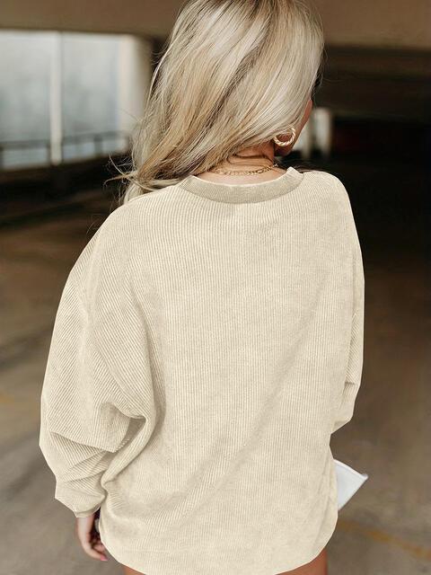 Full Size HOWDY Graphic Round Neck Sweatshirt Sweatshirt