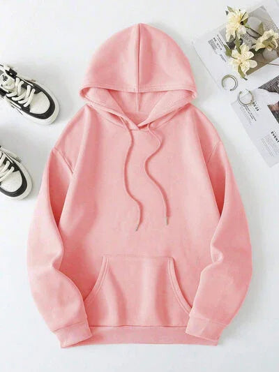 FAITH OVER FEAR Dropped Shoulder Hoodie Sweatshirt