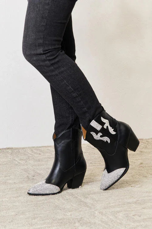 East Lion Corp Rhinestone Pointed Boots boots