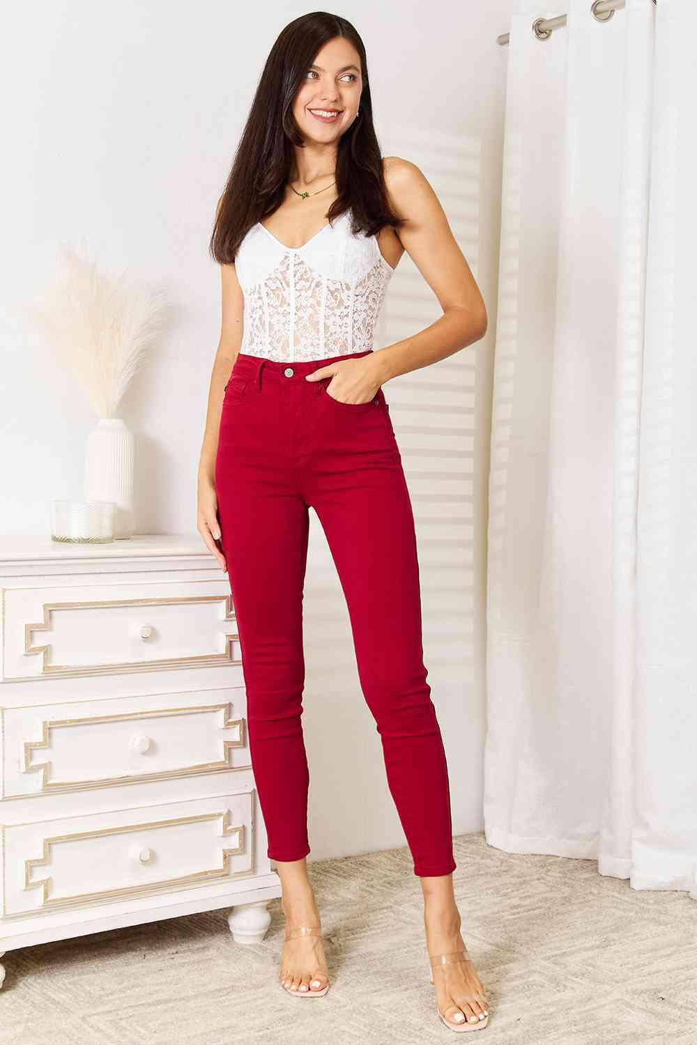 Judy Blue Full Size High Waist Tummy Control Skinny Jeans Judy Blue