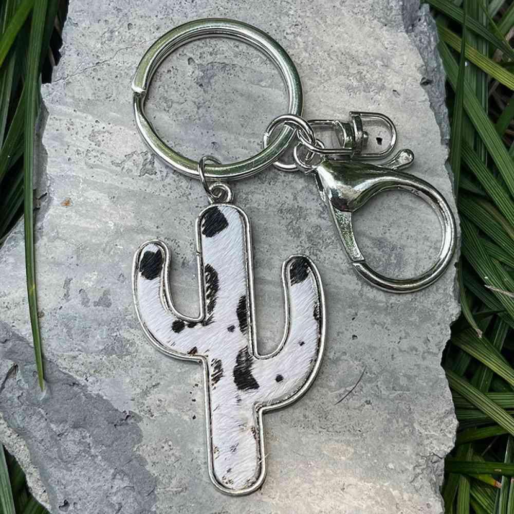 Cactus Shape Key Chain Keychain Style B One Size