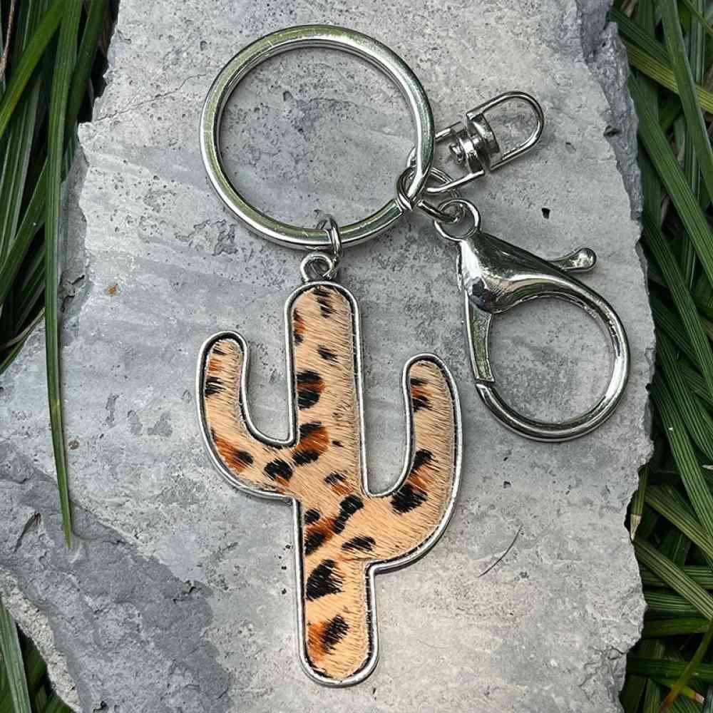Cactus Shape Key Chain Keychain Style D One Size