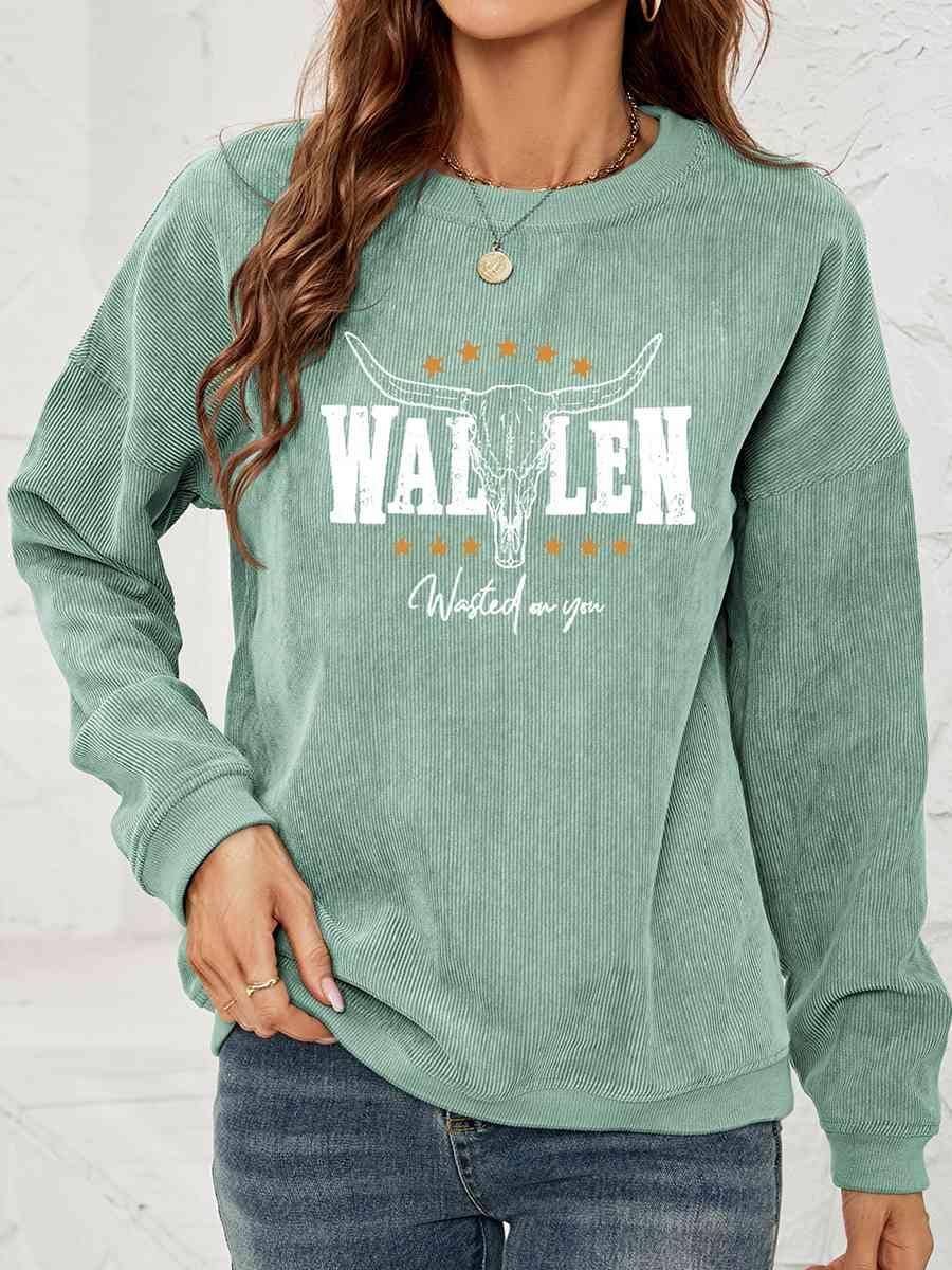 THE HELL I WON'T Graphic Sweatshirt Sweatshirt