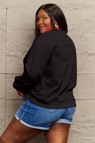 Simply Love Full Size IN MY LOVER ERA Round Neck Sweatshirt Sweatshirt