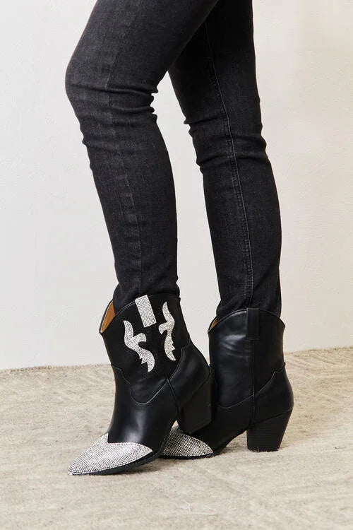 East Lion Corp Rhinestone Pointed Boots boots