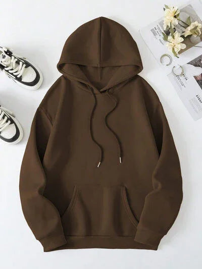 FAITH OVER FEAR Dropped Shoulder Hoodie Sweatshirt