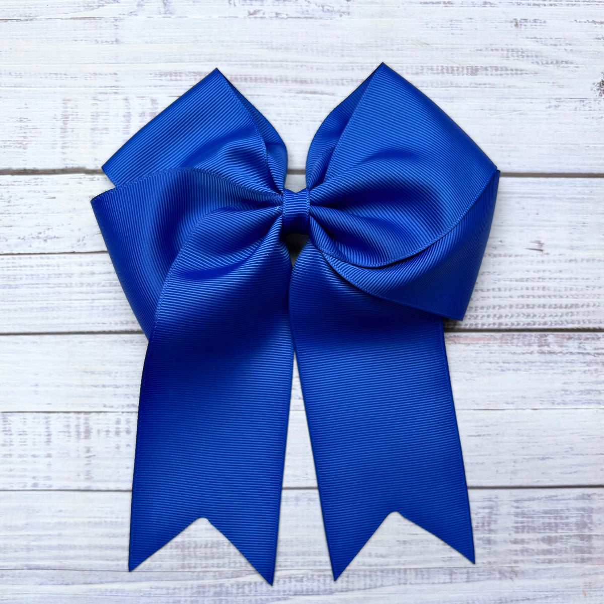 Cute Tale Bow Cobalt Hair Bow