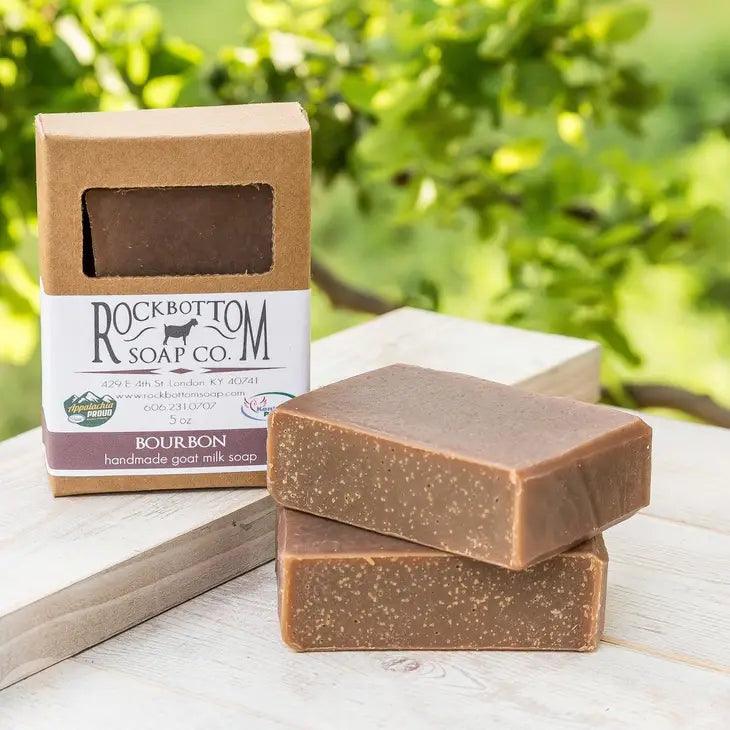 Bourbon Rock Bottom Goat Milk Soap - Moonlight Boutique