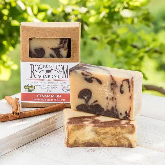 Cinnamon Rock Bottom Goat Milk Soap - Moonlight Boutique