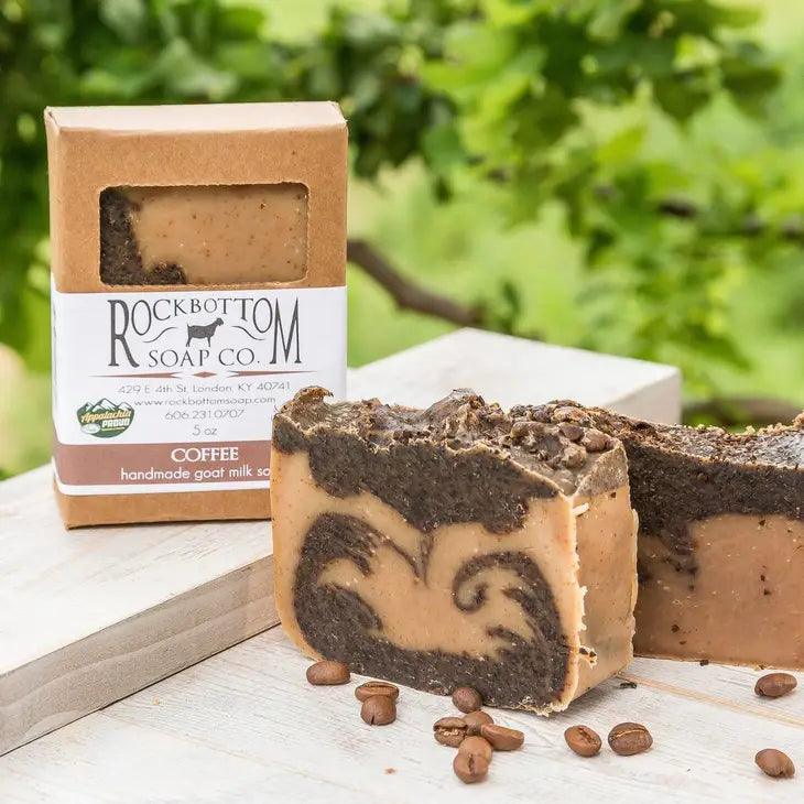 Coffee Rock Bottom Goat Milk Soap - Moonlight Boutique