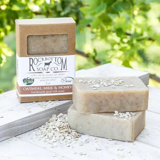 Oatmeal Rock Bottom Goat Milk Soap - Moonlight Boutique