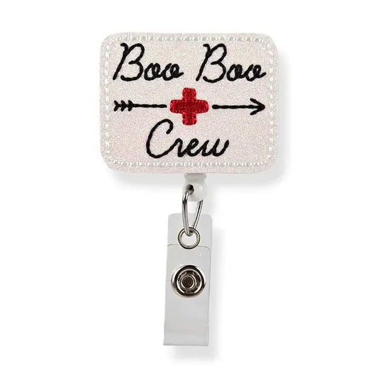 Boo Boo Crew Badge Pal badge reel