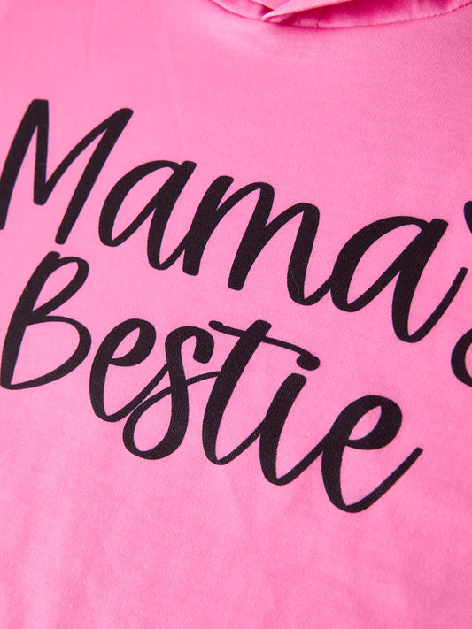 Mama's Bestie Hooded Sweatshirt & Sweatpants Set