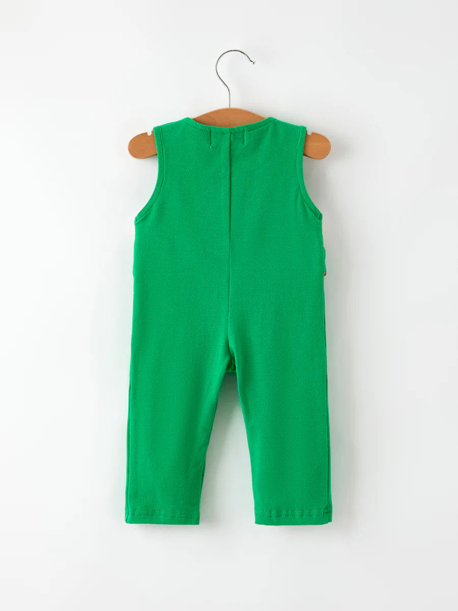 Christmas Character Candy Embroidery Baby Boy Romper