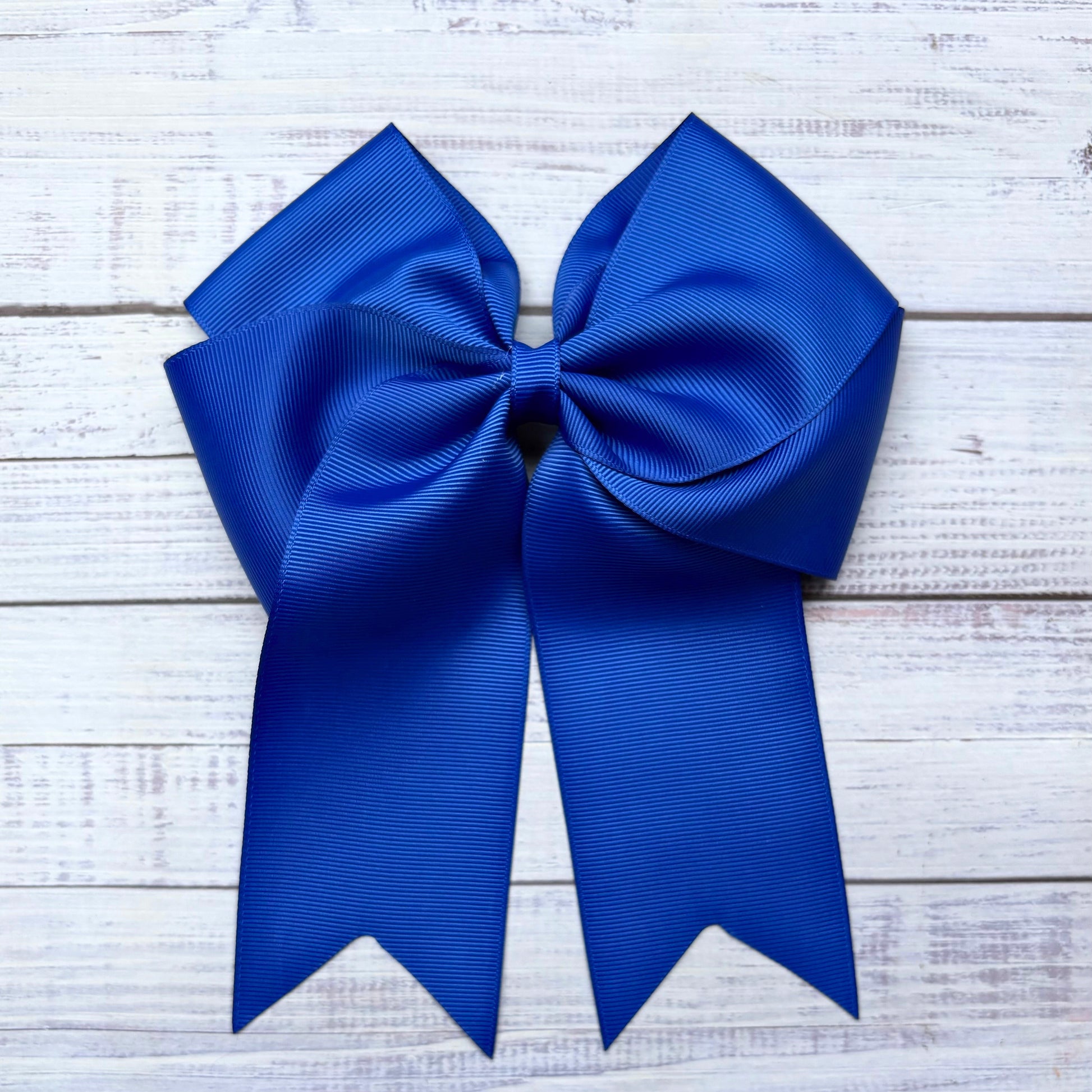 Cute Tale Bow Cobalt Hair Bow