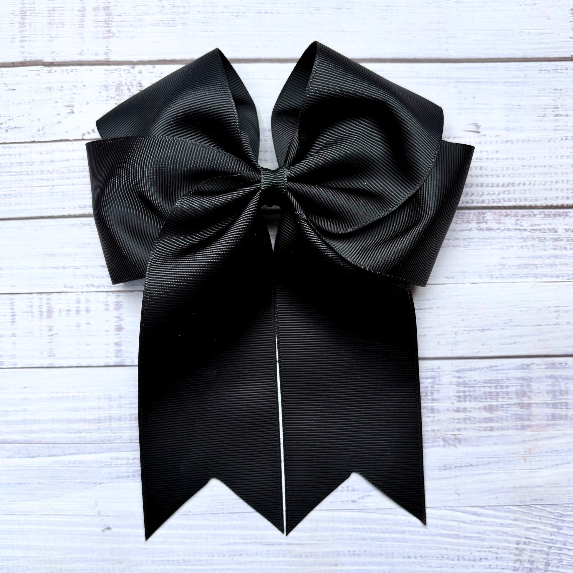Cute Tale Bow Black Hair Bow
