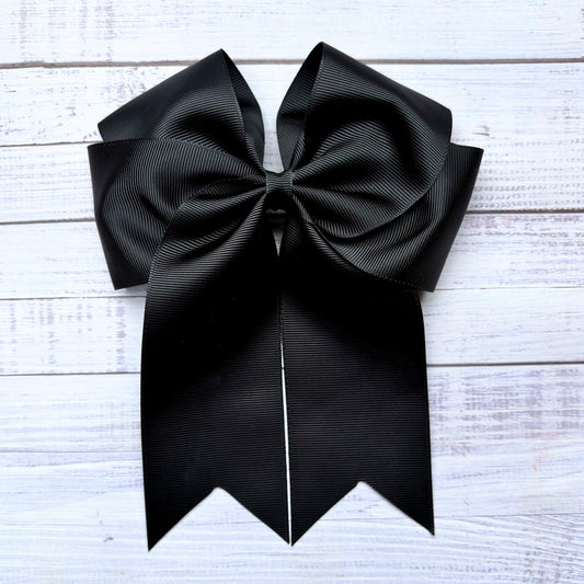Cute Tale Bow Black Hair Bow