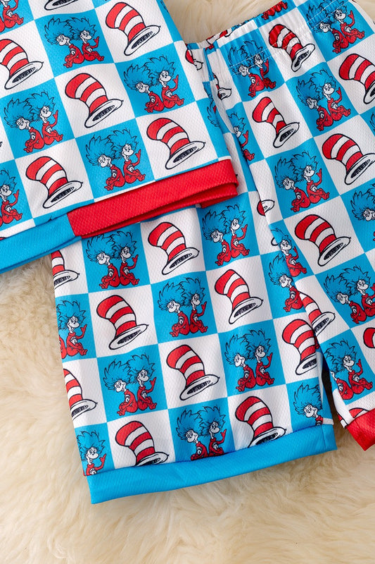 Thing 1 & 2, two piece short set boys