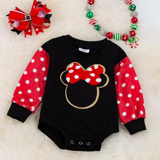 Polka Dot Character Baby Onesie Onesie 18-24M