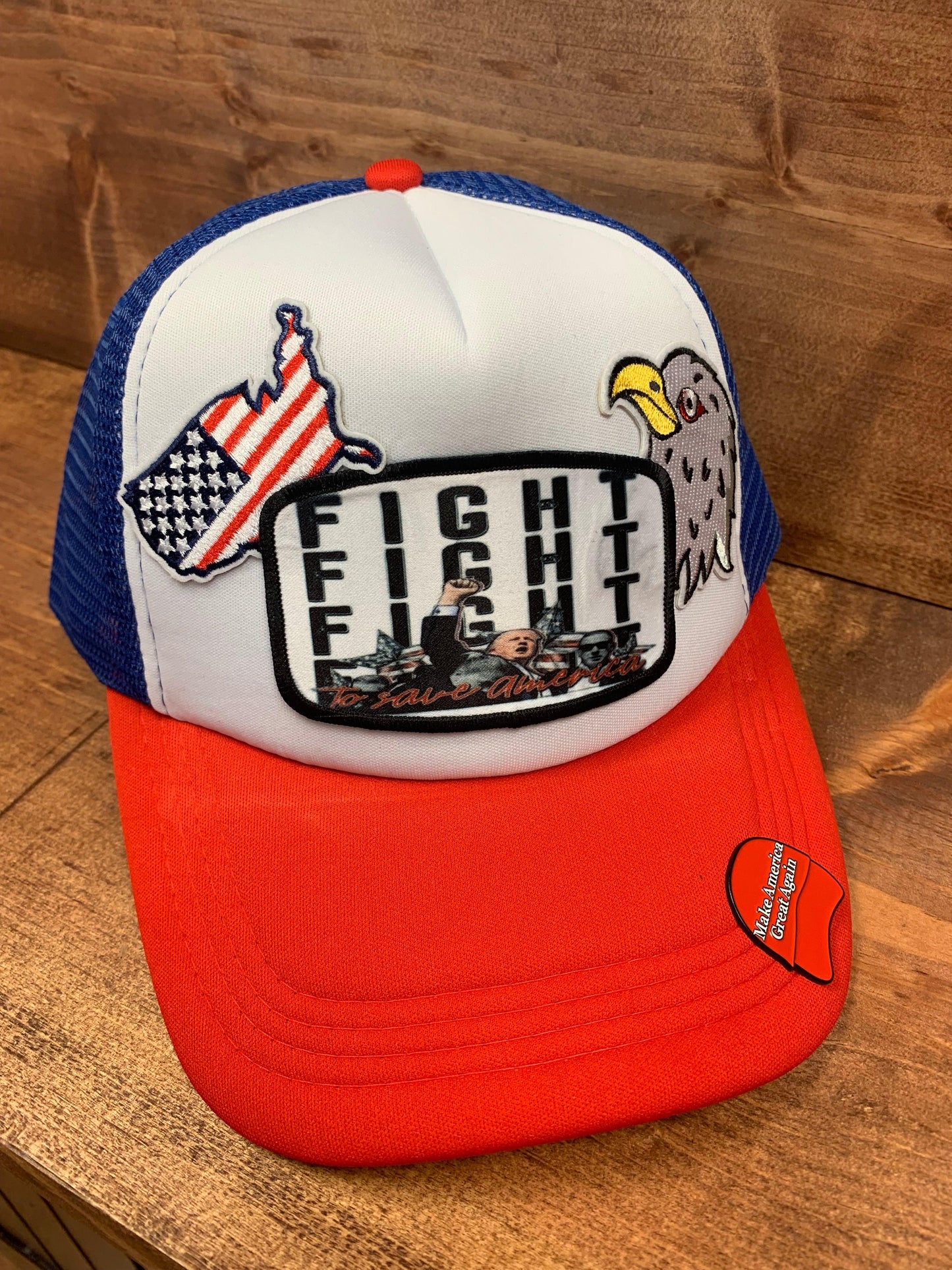 Trump Make America Great Again “Fight” Trucker Hat