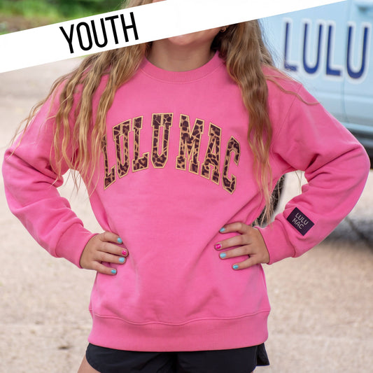KD-9571 LEOP BUBBLEGUM Sweatshirt