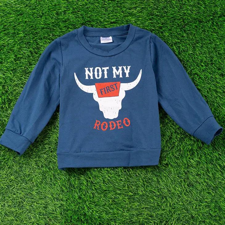 Not My First Rodeo" Graphic Sweatshirt - Moonlight Boutique