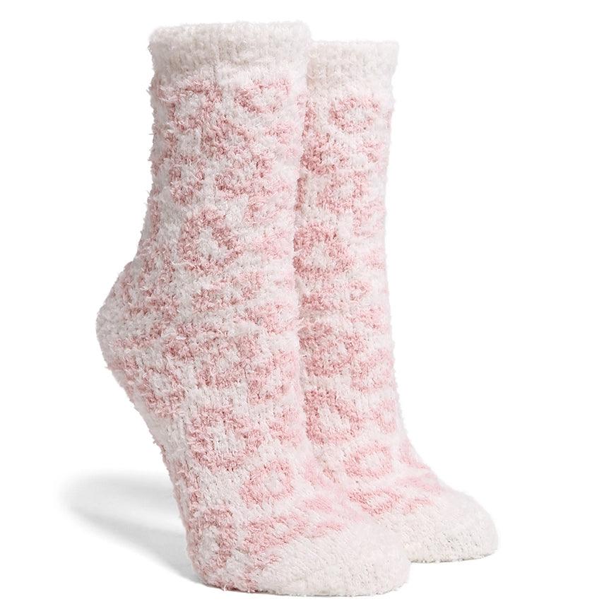 Luxury Soft Leopard Pattern Mini Crew Winter Socks - Moonlight Boutique