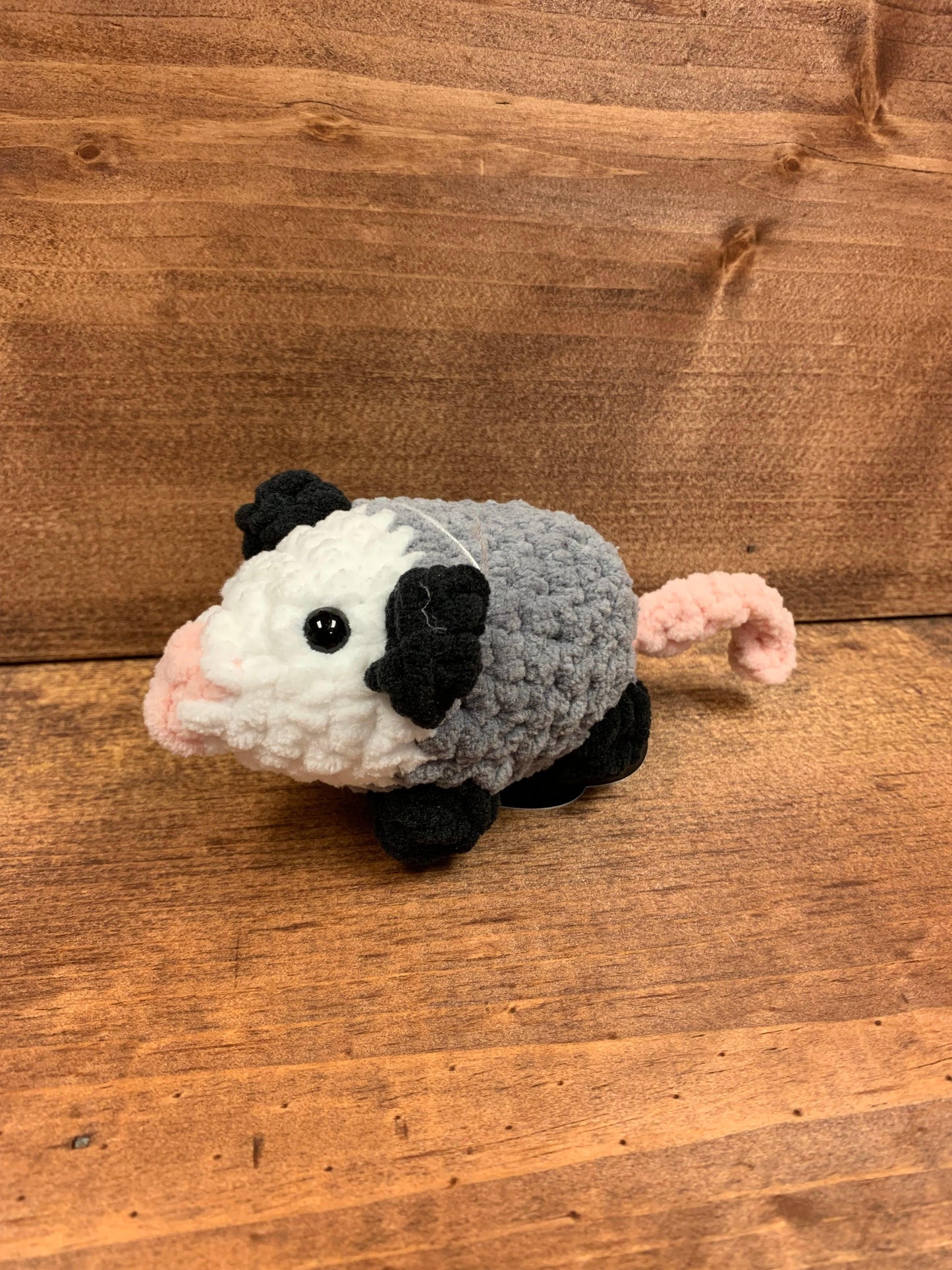 Handmade Crochet Baby Opossum