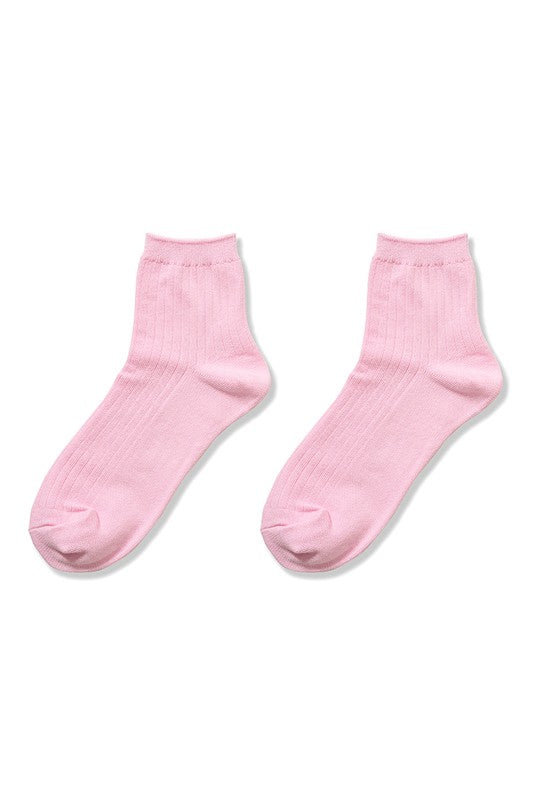 Zenana Cotton Crew Socks
