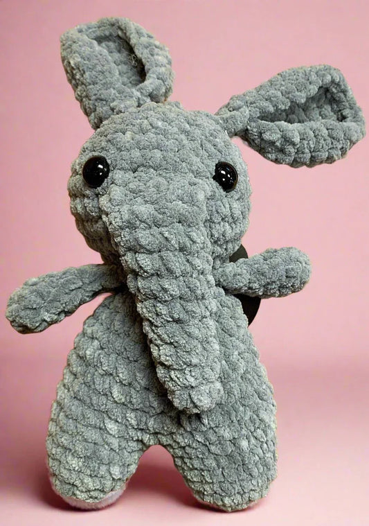 Handmade Crochet Small Elephant Homemade Stuffed Animal