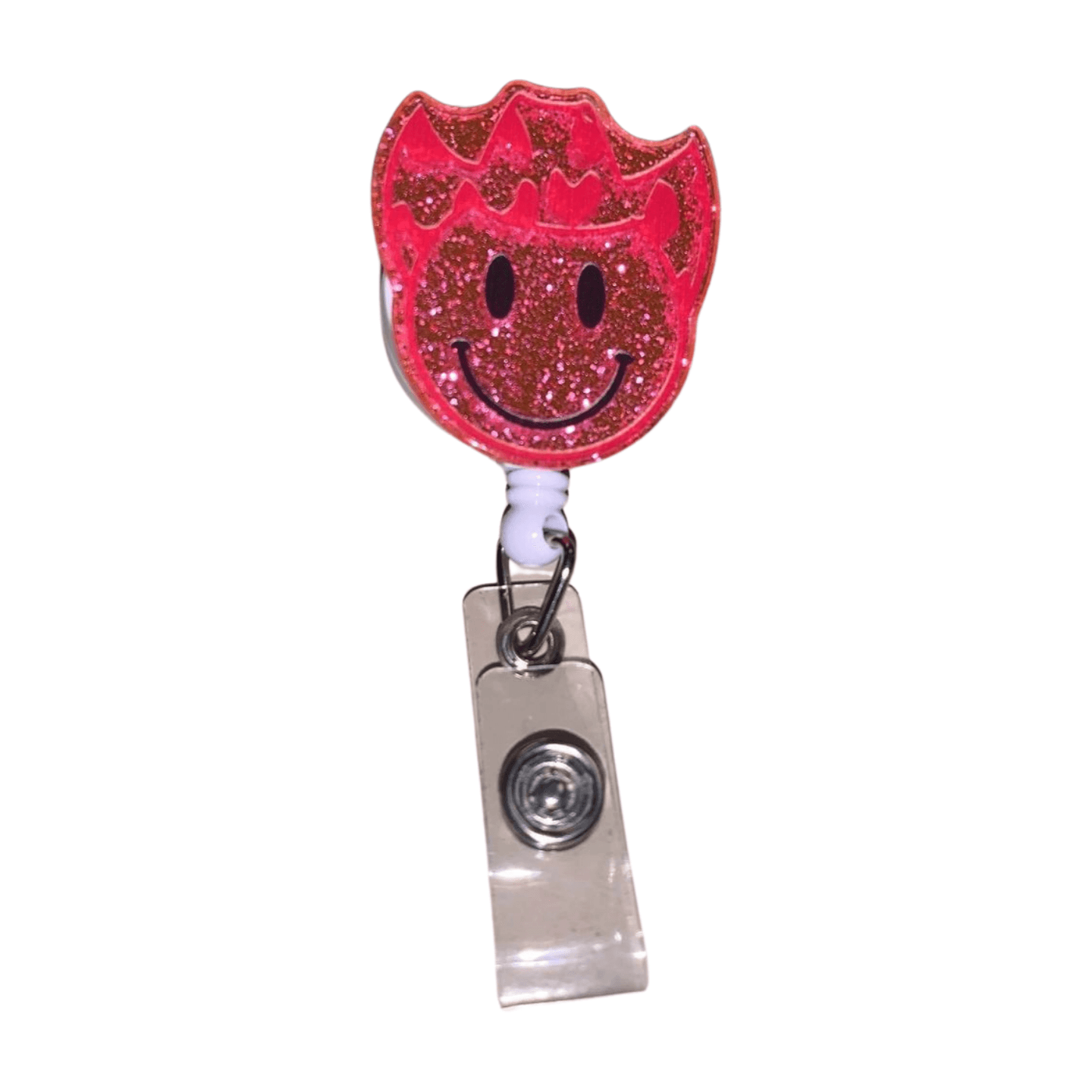 Smiley Cowgirl Badge Reel