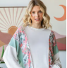Floral Colorblock Long Sleeve Top - Stylish and Comfortable Casual Top
